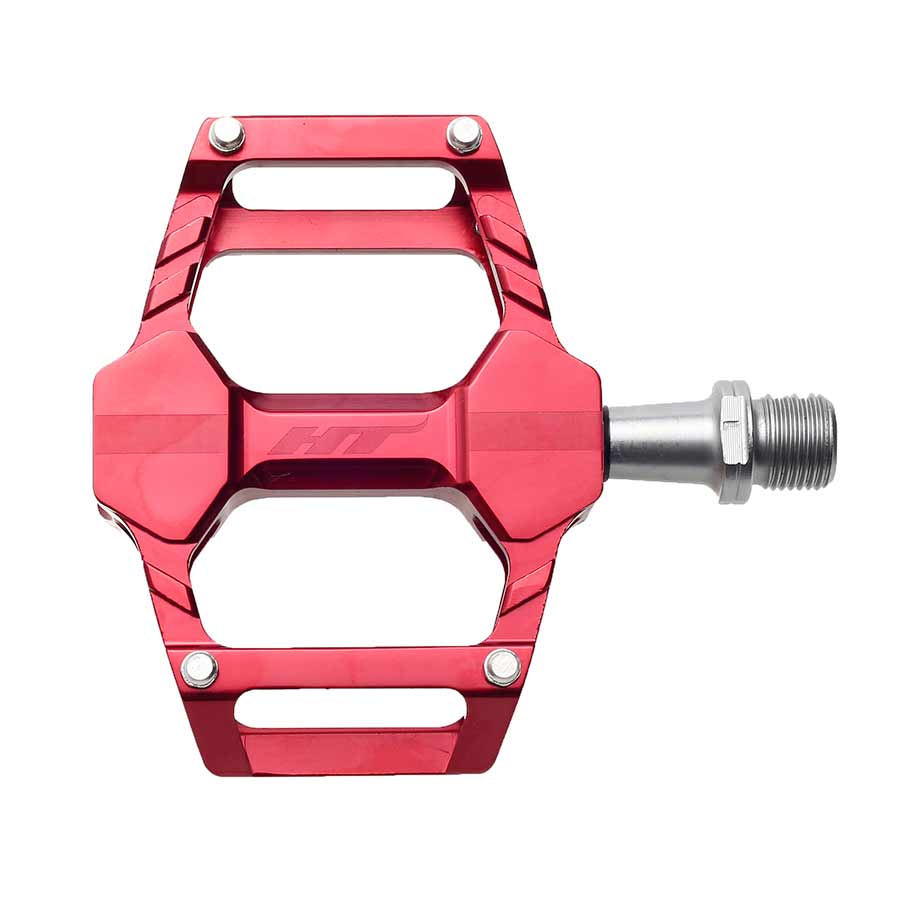 ht mountain bike pedals HT Components AR06 Cheetah Platform Pedals, Red
