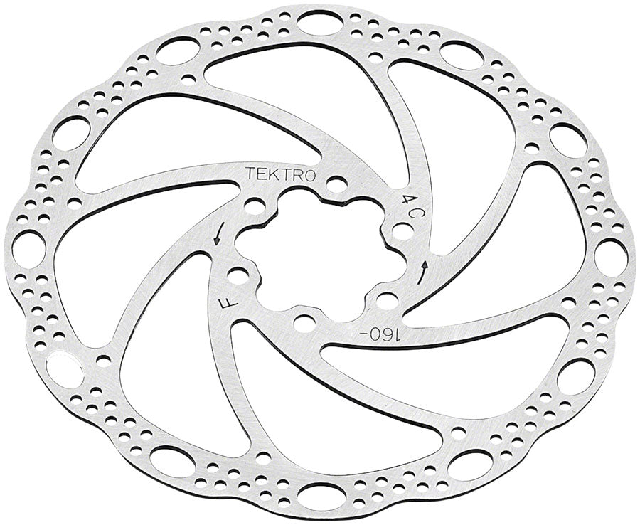 TEKTRO TR180-24 Rotor For Mountain Bike Hydraulic Disc Brake - 6 Bolt Silver (No Box)
