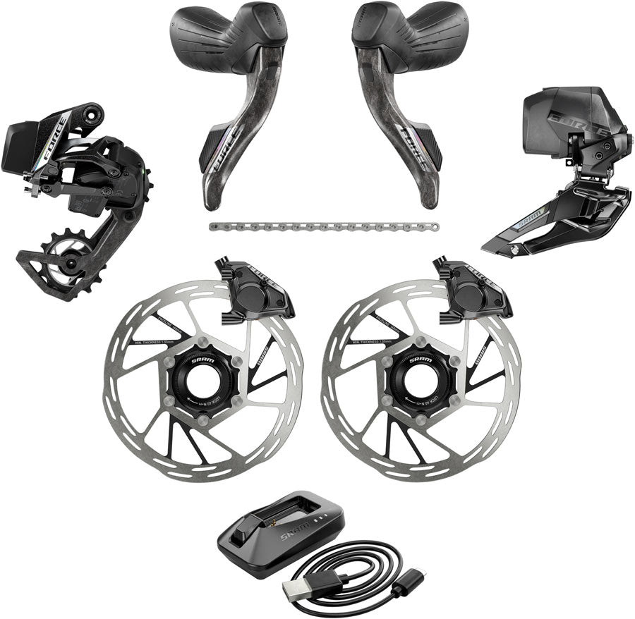 SRAM Force eTap AXS Road Groupset 2x12-Speed HRD Shift/Brake