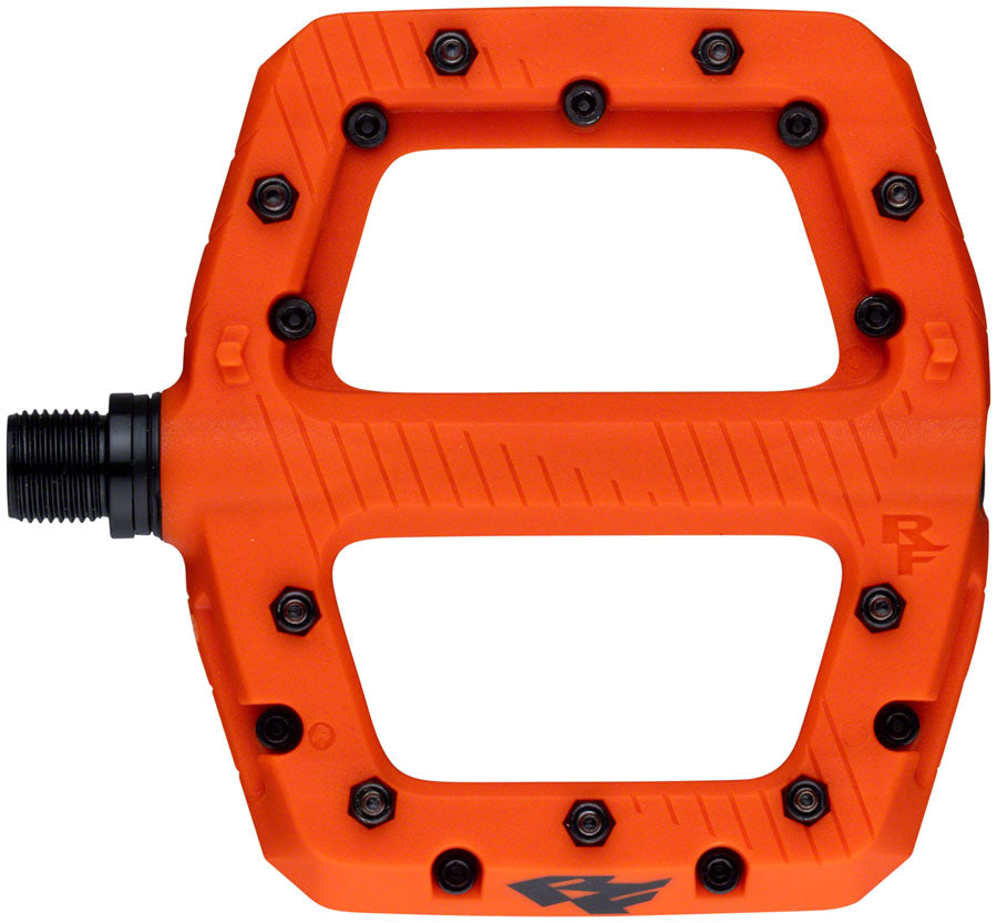 orange bike pedals RaceFace Chester Pedals