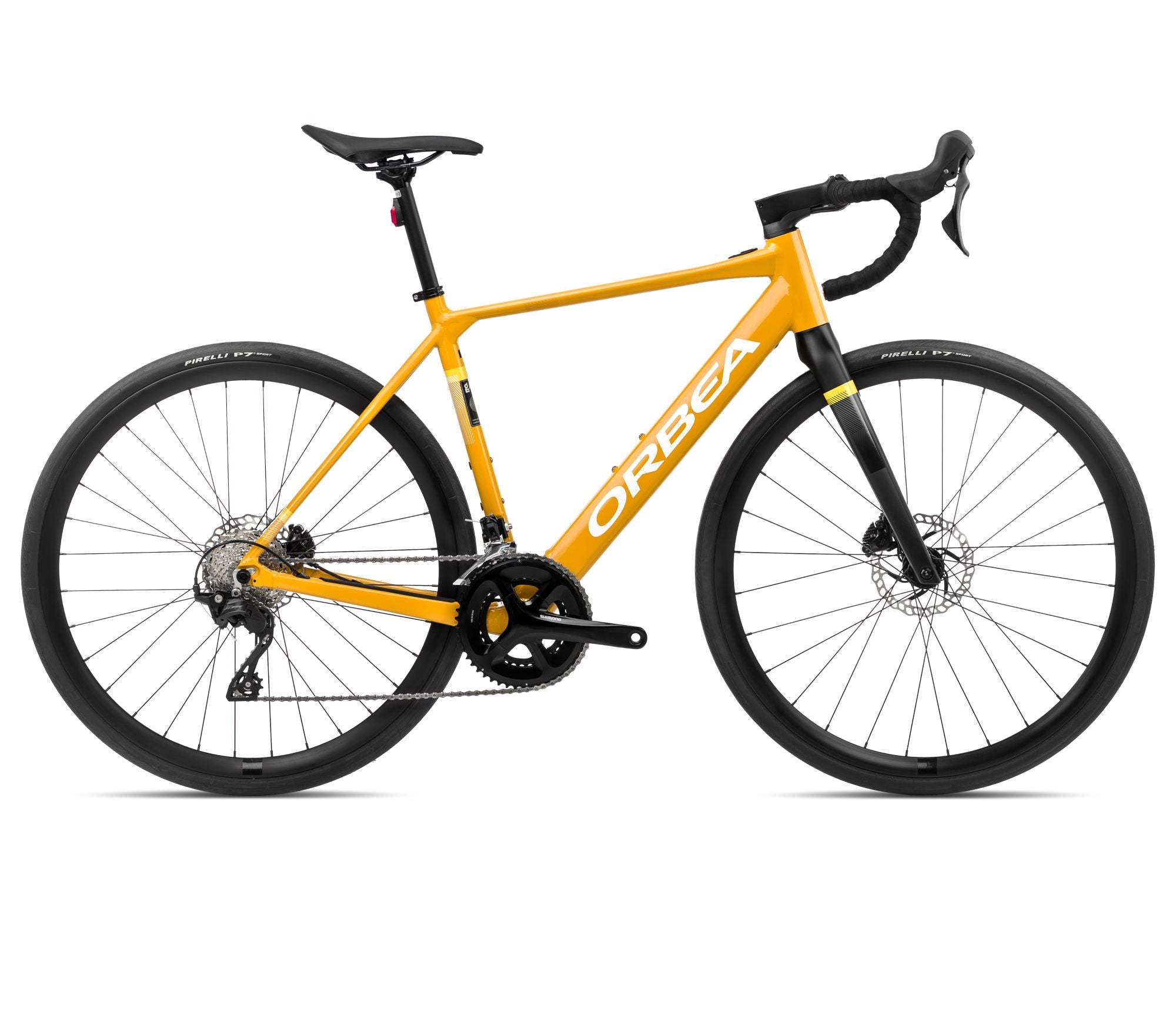 orbea rennrad Orbea Gain D30 20mph E-Road Bike In Mango Gloss/Black Matt