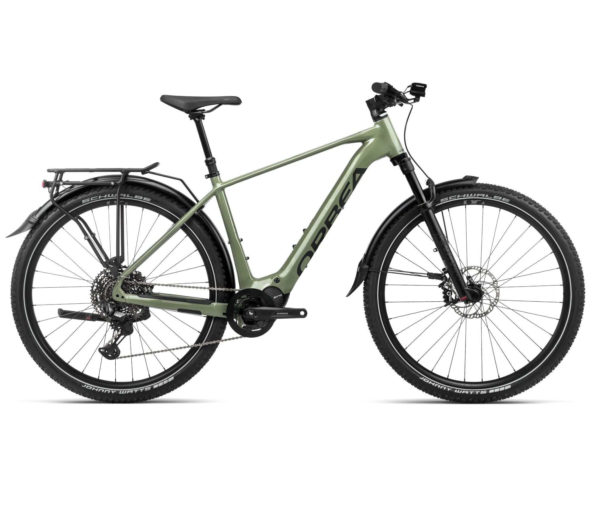 trekking e bike 2024 Orbea Kemen SUV 10 28MPH 2024 | Contender Bicycles Urban Green (Gloss)