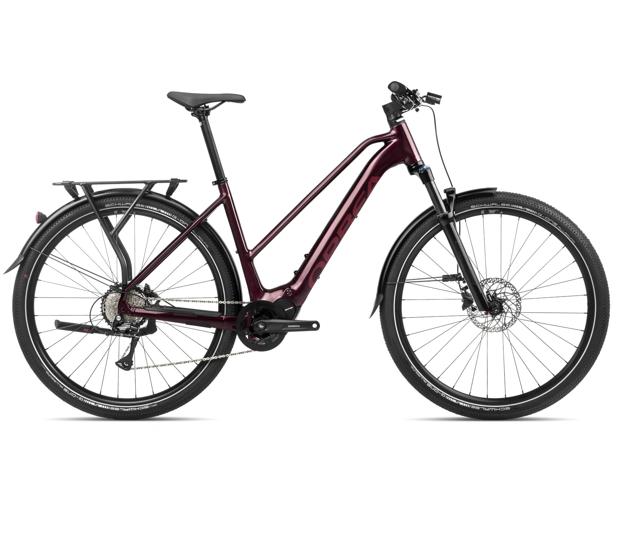 orbea e-bike trekking Orbea KEMEN MID 40 2024 Dark Red Gloss/Matt L