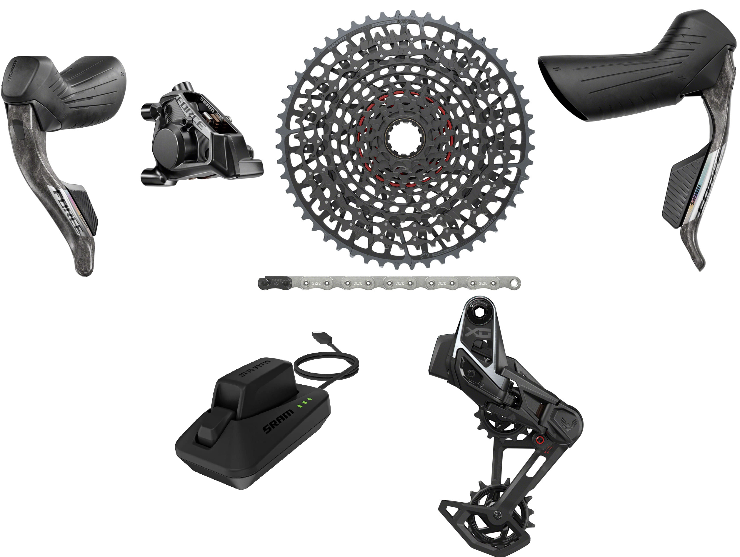 SRAM Force E1 AXS X0 / XX Mullet Transmission T-Type Groupset