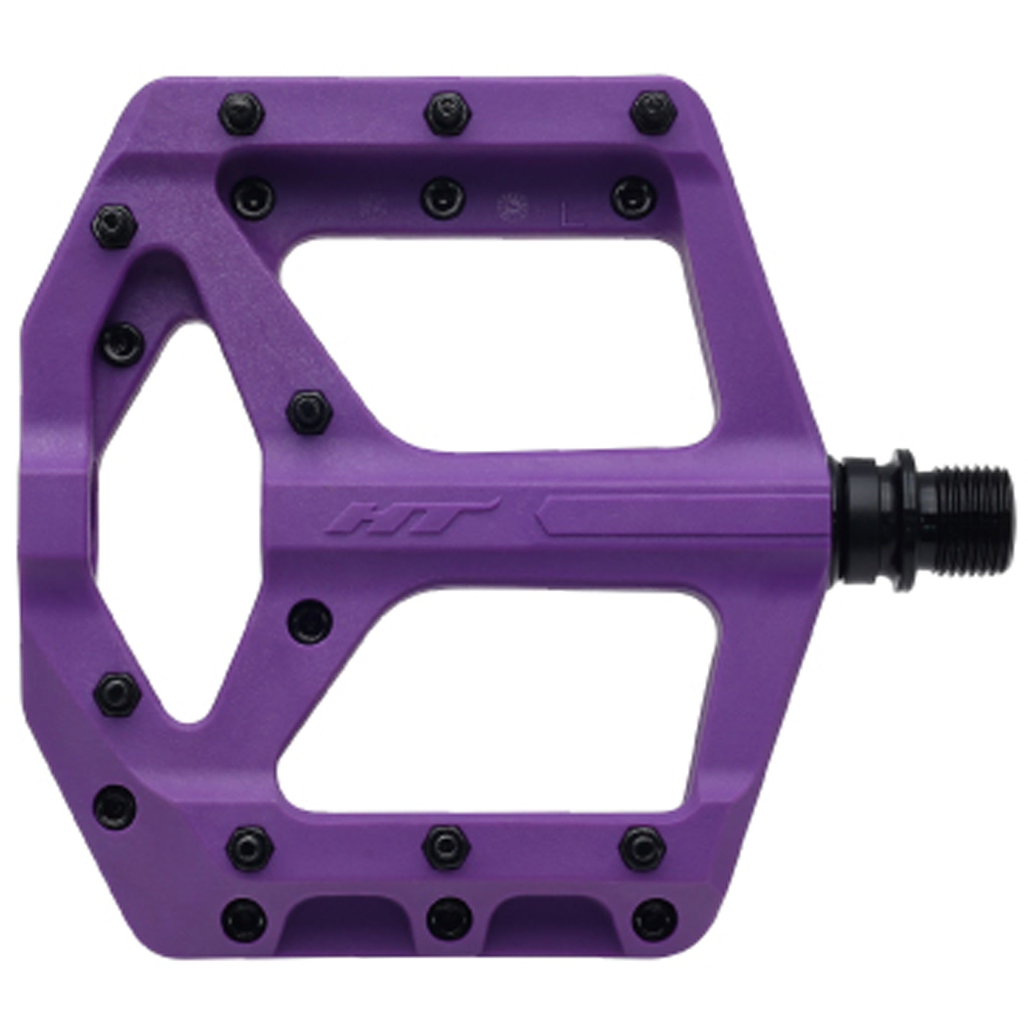 flat pedals purple HT PA32A Supreme-C Platform Pedals Dark Purple