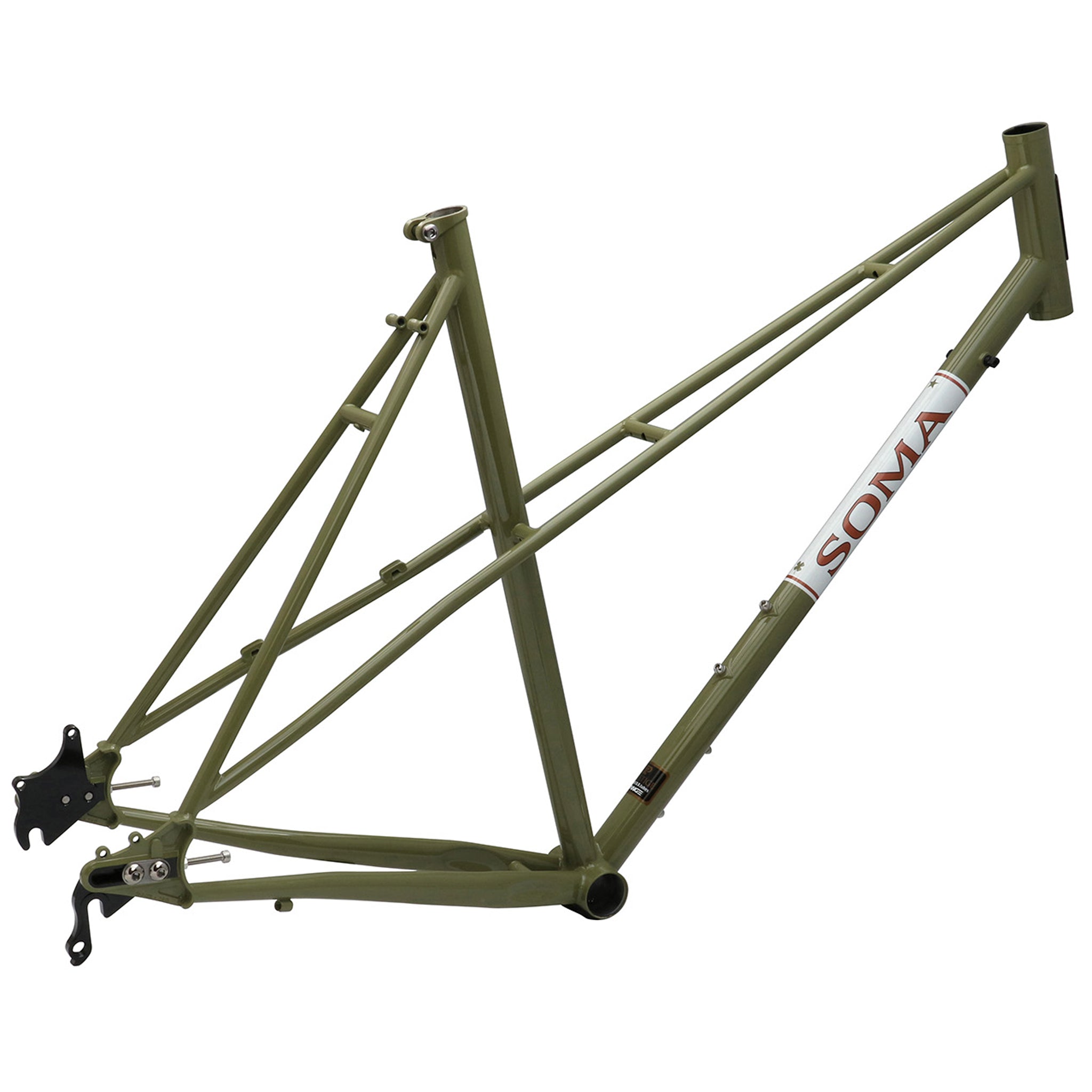 Soma Buena Vista Disc Mixte Frame/Fork 50cm Olive Green – Pro