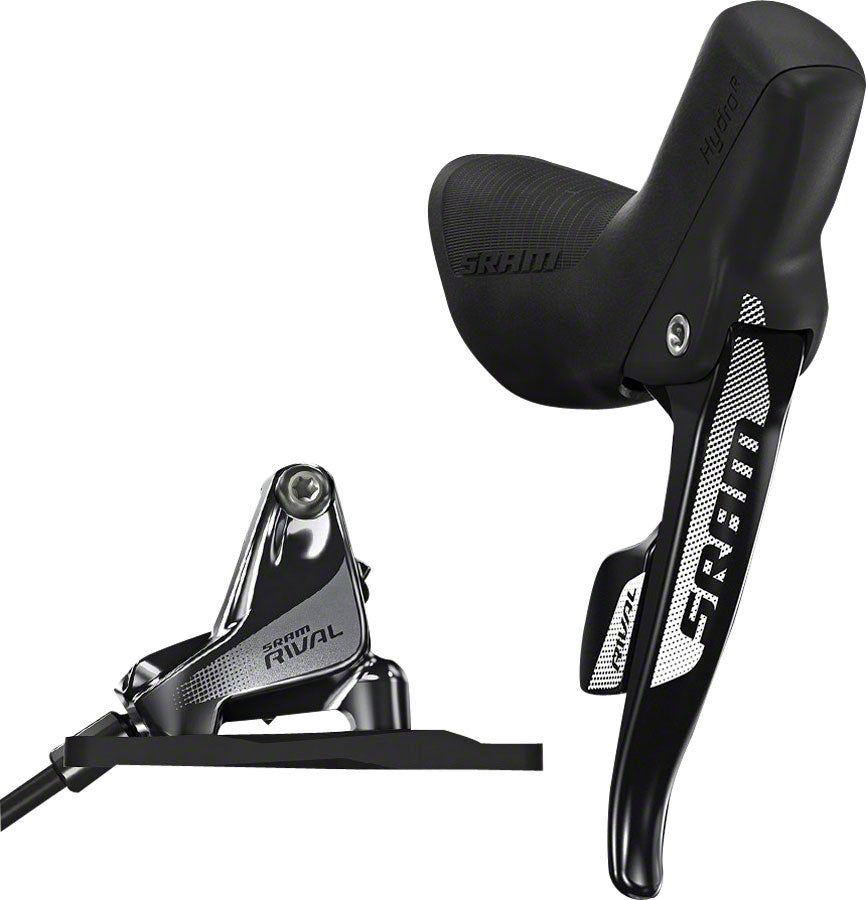 SRAM Rival 22 Flat Mount Hydraulic Disc Brake with Front Shifter, 950mm Hose and Bracket, Rotor Sold Separately