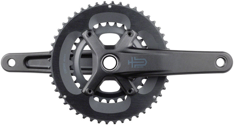 microshift gear Microshift Sword 2x Crankset, 175mm / 48/31t