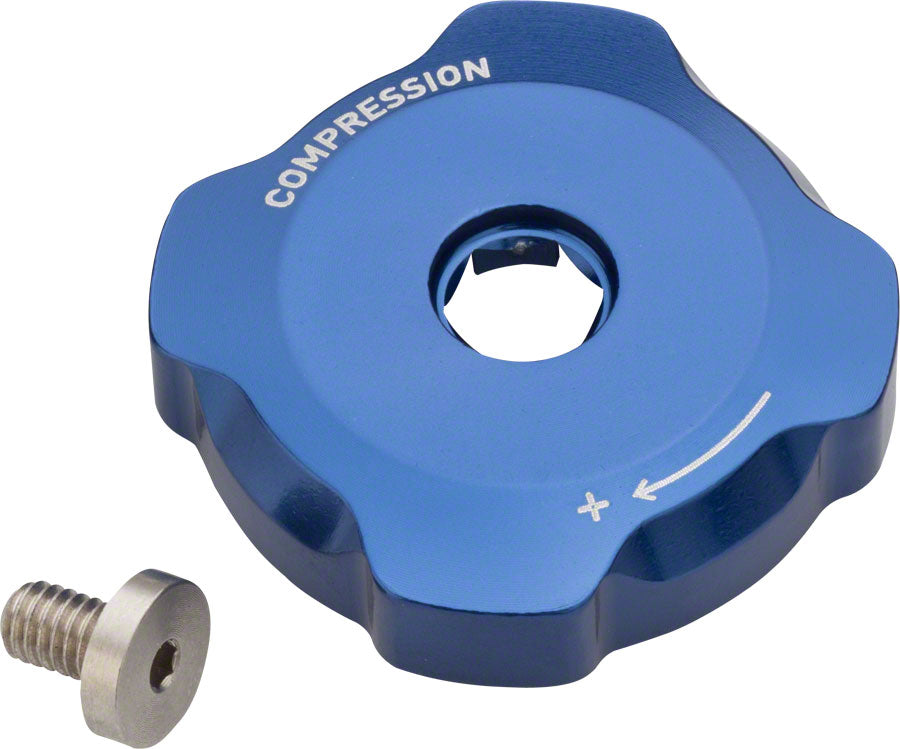 Manopola Compressione Blu RockShox Per Ammortizzatori Boxxer Domain Lyrik Totem – 11.4015.367.000 - Foto 2