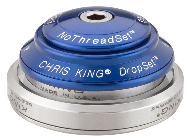 Chris King DropSet 3 Headset - 1-1/8 - 1.5", 41/52mm, 36 Deg, Navy