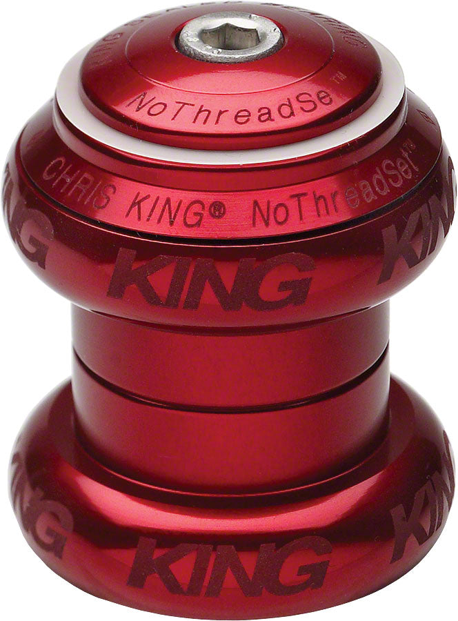 Chris King NoThreadSet Headset - 1", Sotto Voce Red