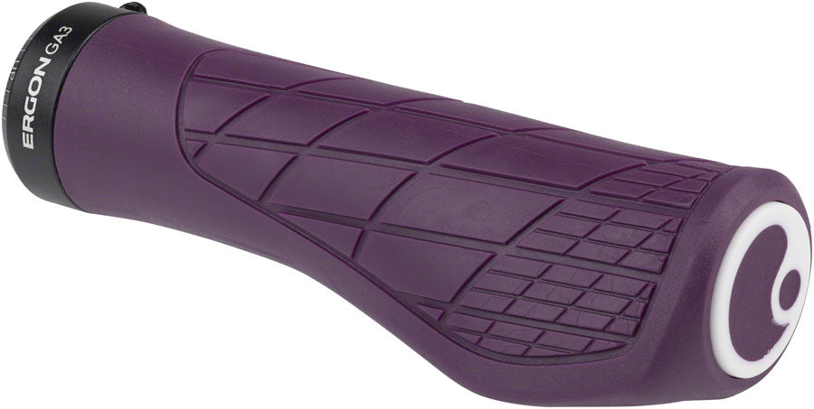 Bike Ergon Purple Grips Ergon GA3 Grips, Large, Purple Reign