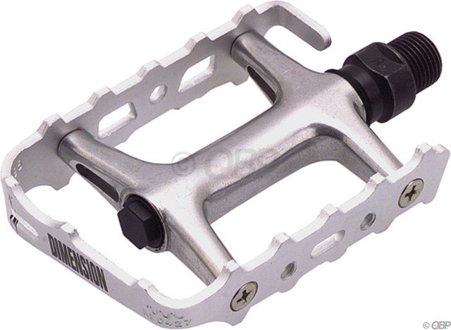9 16 bike pedals Dimension Pro Mountain Pedals-Silver