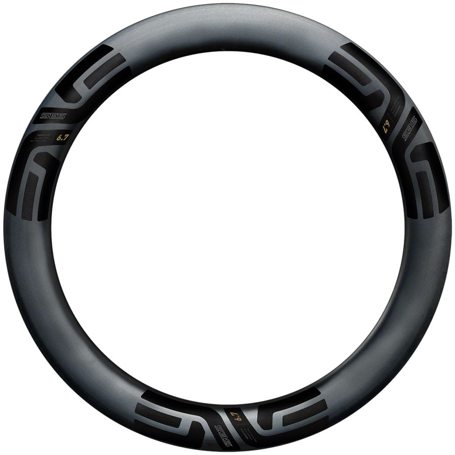 ENVE Composites SES 6.7 Rear Rim - 700, Disc, 24H, Black