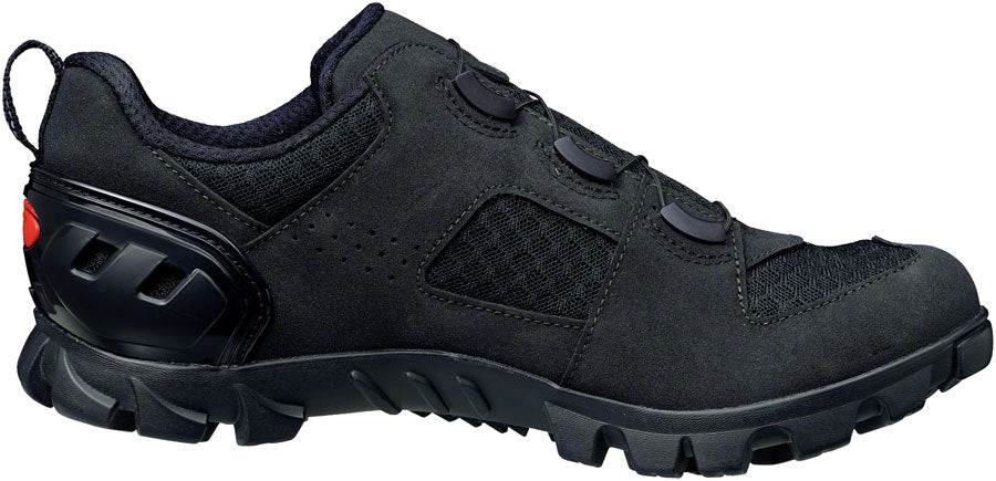 Sidi Turbo Mountain Clipless Shoes - Men's, Black/Black, 45 – Pro