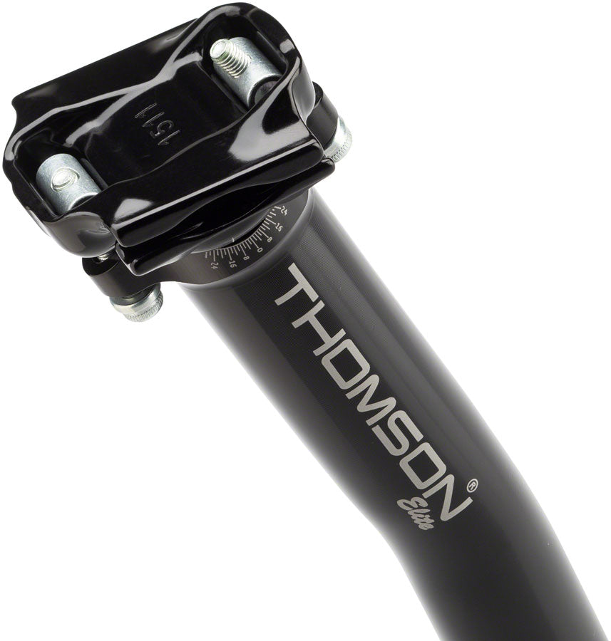 thomson sattelstütze 31 6 Thomson Elite 31.6mm x 410mm Setback Black Seatpost