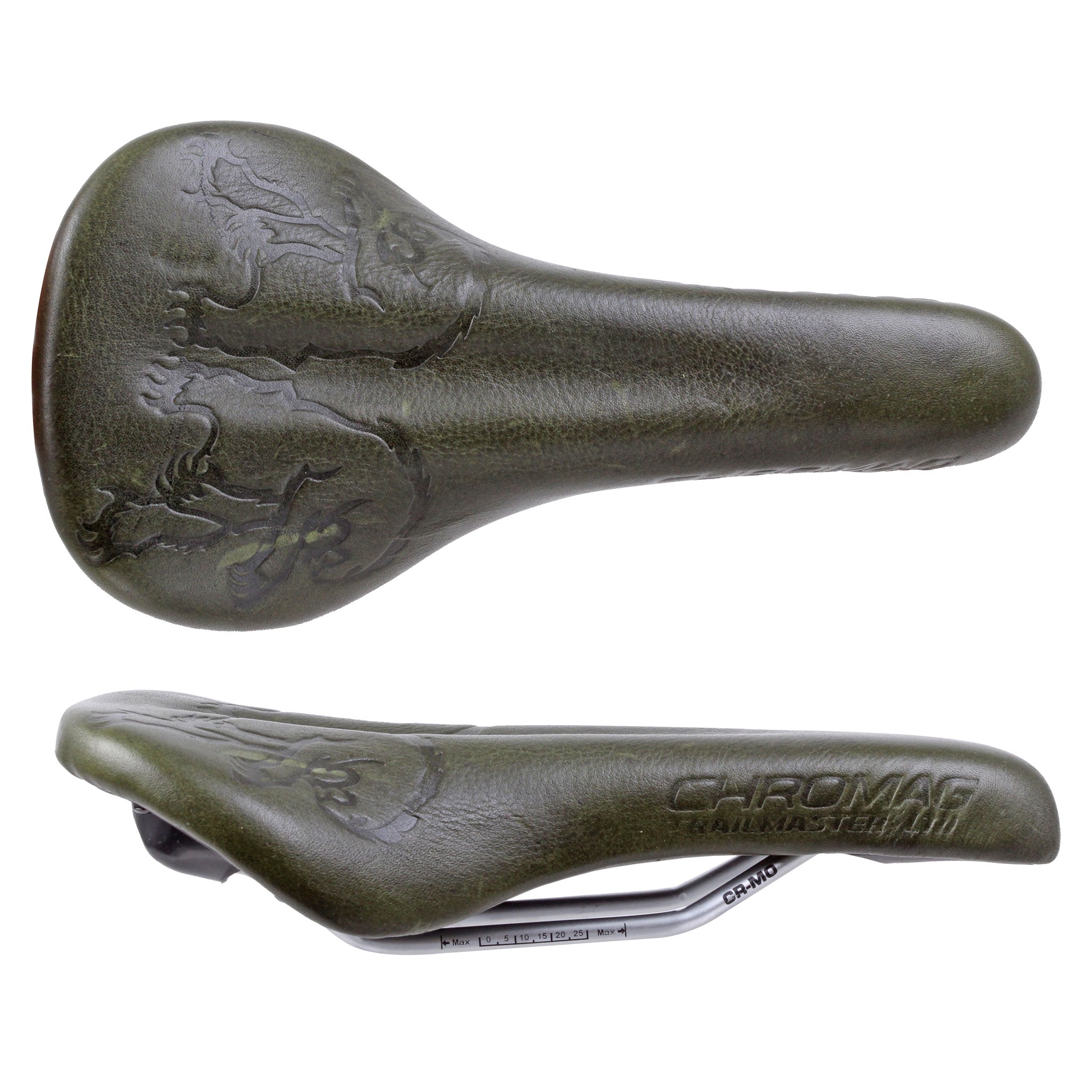 CHROMAG TRAILMASTER Limited レザー サドル Chromag Trailmaster LTD Saddle - Chromoly, Pine – Pro Bike Supply