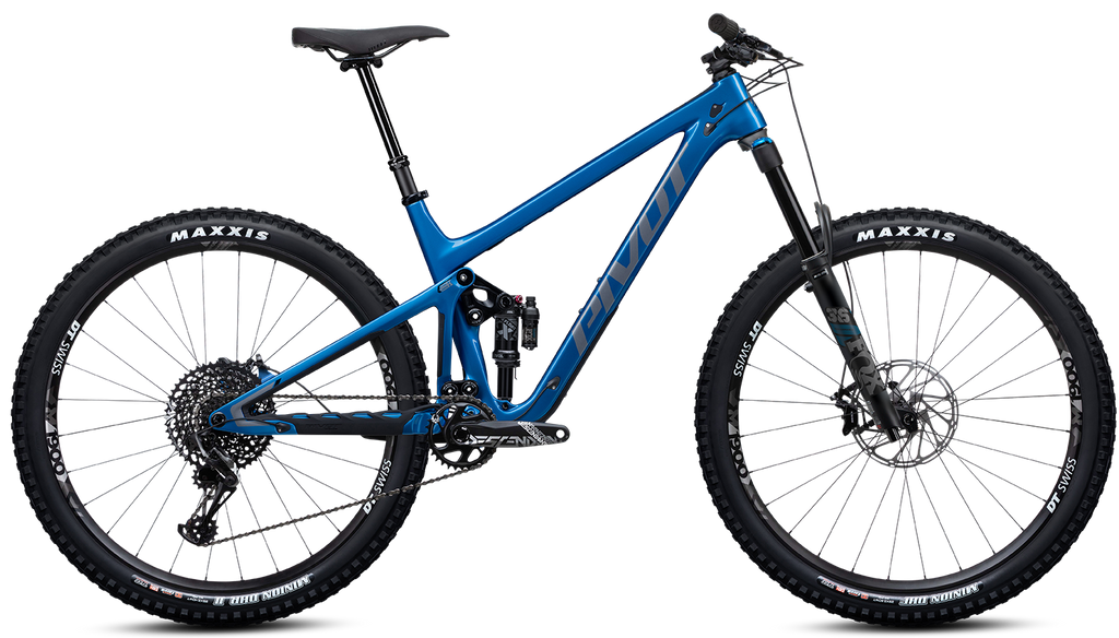Pivot Switchblade Complete Carbon 29" Mountain Bike - Ride GX/X01, Bass Boat Blue