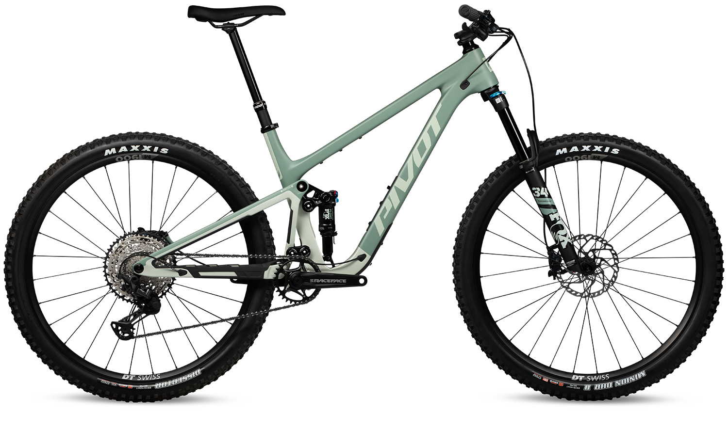 Pivot Trailcat SL Complete Carbon 29" Mountain Bike - Pro X0 Eagle Transmission, X-Small, Green Meadow Mist