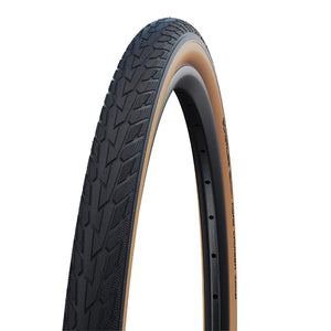 Schwalbe Road Cruiser Mountain Tire 27x1-1/4 Wire GreenCompound K-Guard 50TPI Black