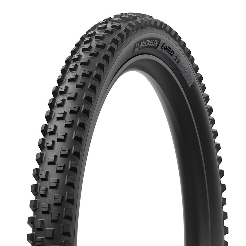 Michelin E-WILD RACING LINE Rear Mountain Tire 29"x2.60 Folding Tubeless Ready MAGI-X 4x55 Black