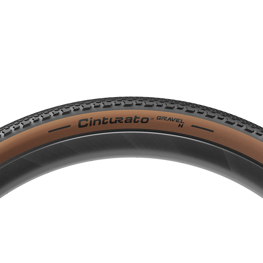 Pirelli Cinturato Gravel H HP-Line Gravel Tire 700x50C Folding Tubeless Ready SmartEVO GR ProWALL Gravel 120TPI Tanwall