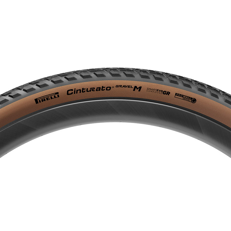 Pirelli Cinturato Gravel M HP-Line Gravel Tire 700x40C Folding Tubeless Ready SmartEVO GR ProWALL Gravel 120TPI Tanwall