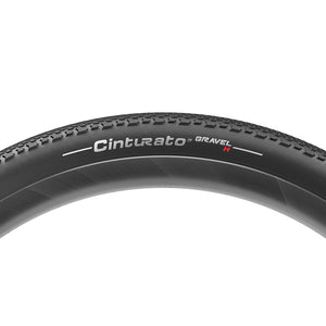 Pirelli Cinturato Gravel H P-Line Gravel Tire 700x35C Folding Tubeless Ready SpeedGrip TechWALL 60TPI Black
