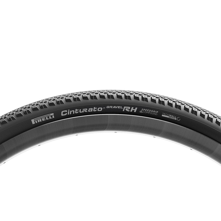 Pirelli Cinturato Gravel RH P-Line Gravel Tire 700x50C Folding Tubeless Ready SpeedGrip TechWALL 60TPI Black