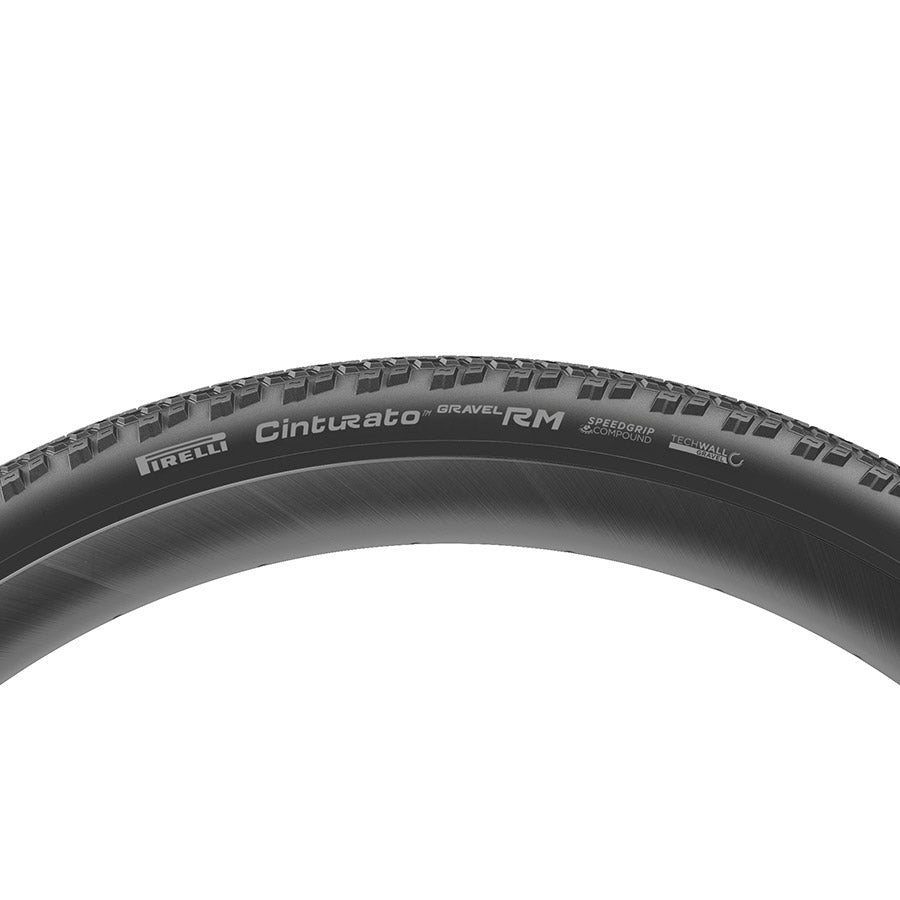 Pirelli Cinturato Gravel RM P-Line Gravel Tire 700x45C Folding Tubeless Ready SpeedGrip TechWALL 60TPI Black