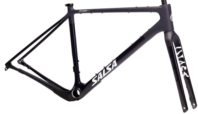 Salsa Flyway C DLX Frameset - 700c Carbon Midnight Medium
