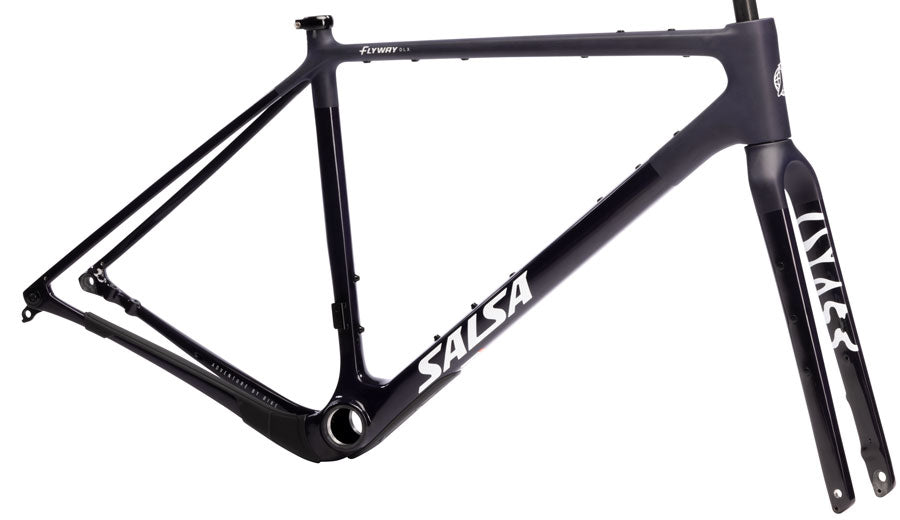 Salsa Flyway C DLX Frameset - 700c Carbon Midnight Small