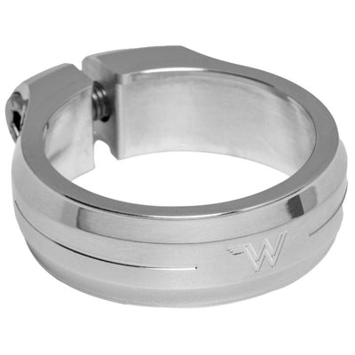 White Industries Bolt-On Seat Clamp 36.4mm Silver