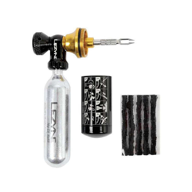 Lezyne CO2 Blaster Inflater and Tubeless Repair Kit without Cartridges