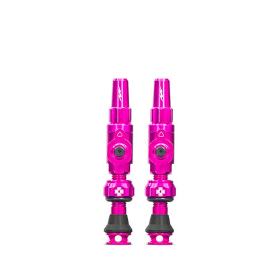 Muc-Off Big Bore Lite Tubeless Valve Stems - Small 30mm Pink
