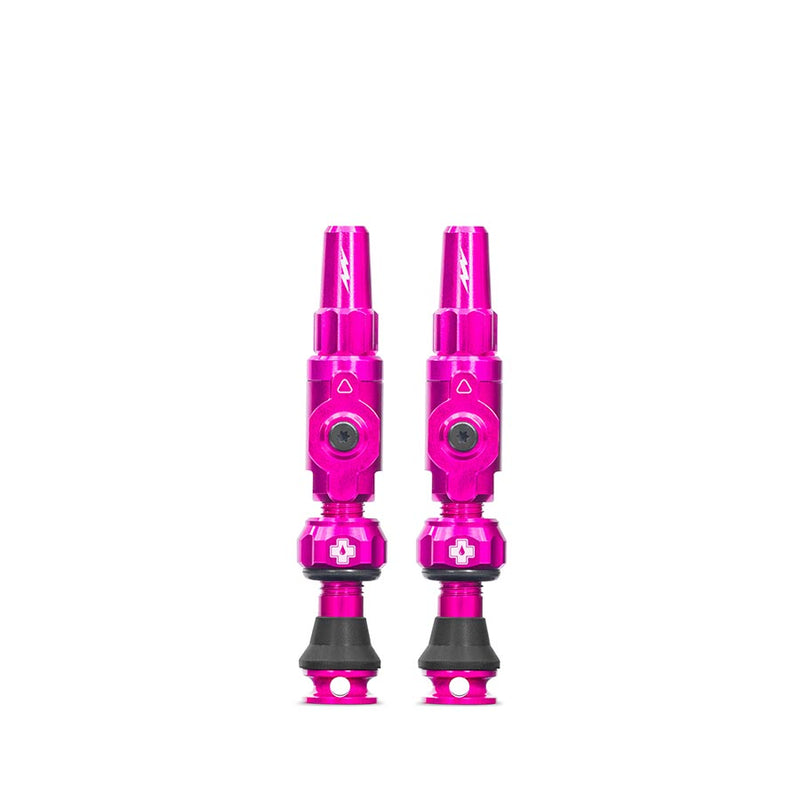 Muc-Off Big Bore Lite Tubeless Valve Stems - Small 30mm Pink