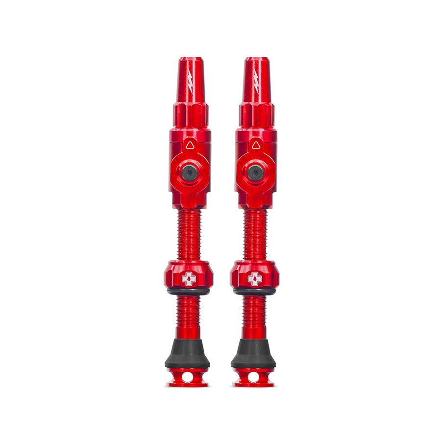 Muc-Off Big Bore Lite Tubeless Valve Stems - Large 45mm -Red