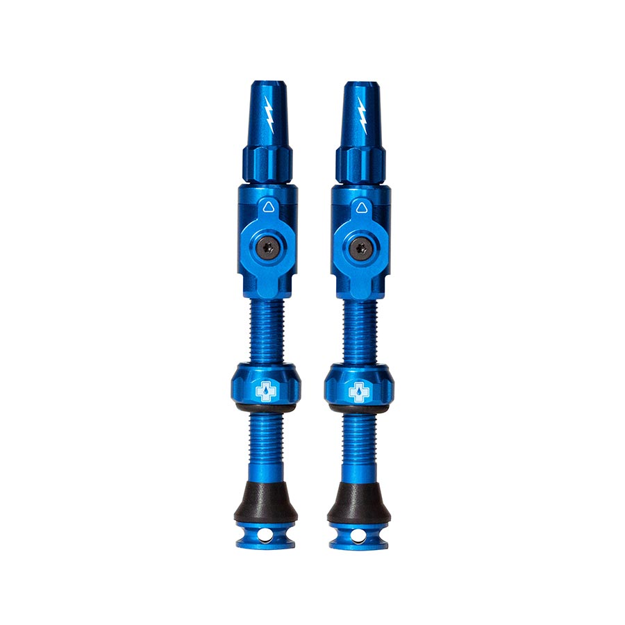 Muc-Off Big Bore Lite Tubeless Valve Stems - Large 45mm -Blue