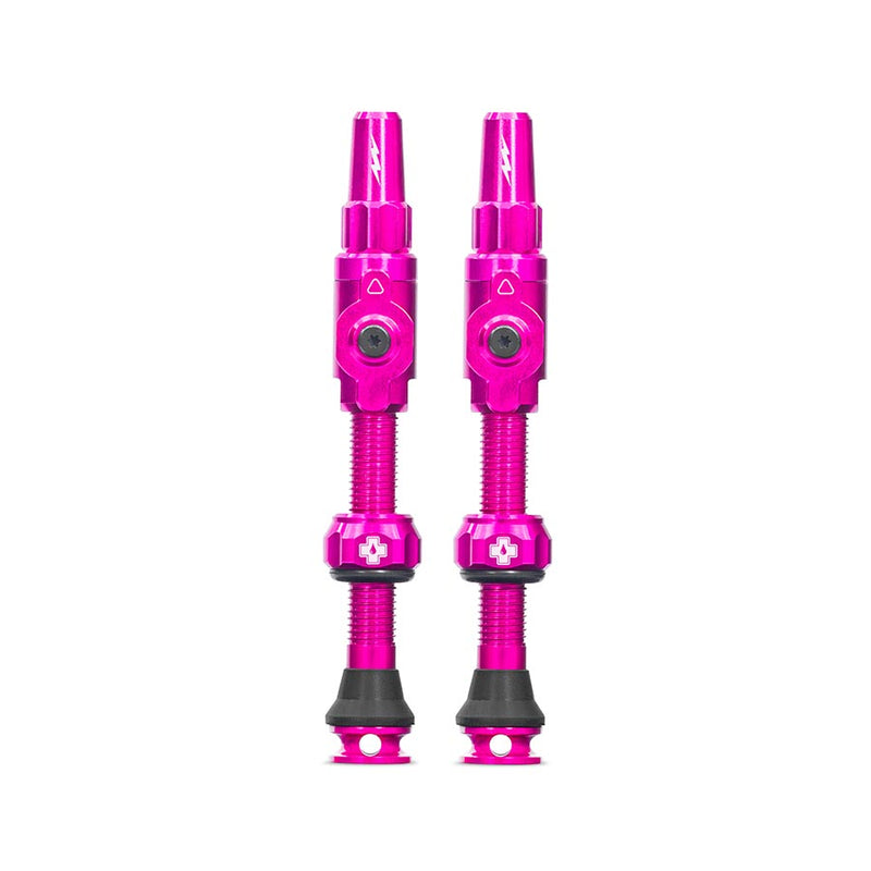 Muc-Off Big Bore Lite Tubeless Valve Stems - Large 45mm -Pink