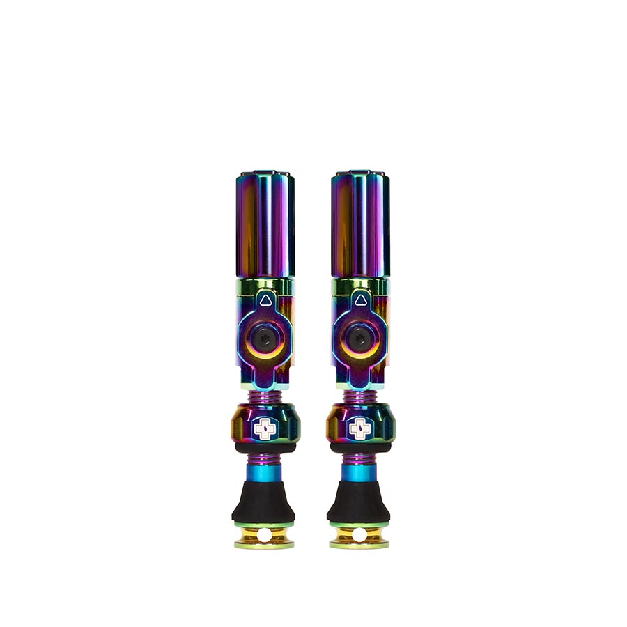Muc-Off Big Bore Hyrid Tubeless Valve Stems - Small 30mm Iridescent