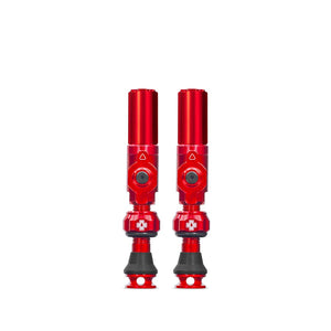 Muc-Off Big Bore Hyrid Tubeless Valve Stems - Small 30mm Red
