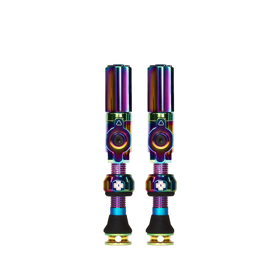 Muc-Off Big Bore Hyrid Tubeless Valve Stems - Medium 35mm Iridescent