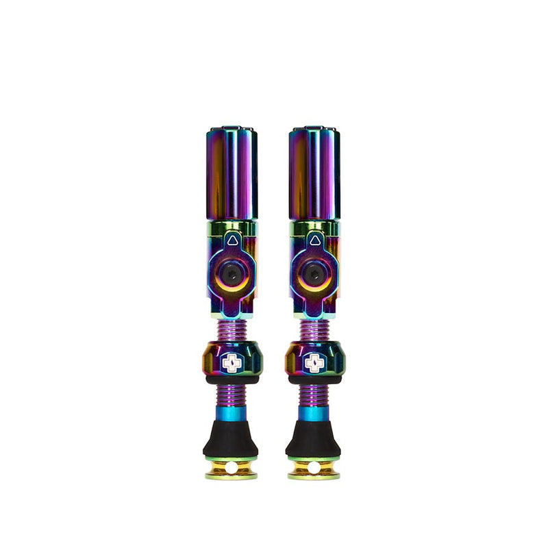 Muc-Off Big Bore Hyrid Tubeless Valve Stems - Medium 35mm Iridescent