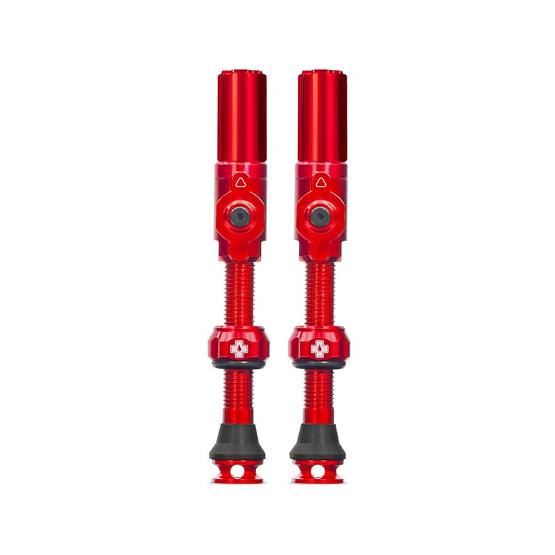 Muc-Off Big Bore Hyrid Tubeless Valve Stems - Large 45mm Red