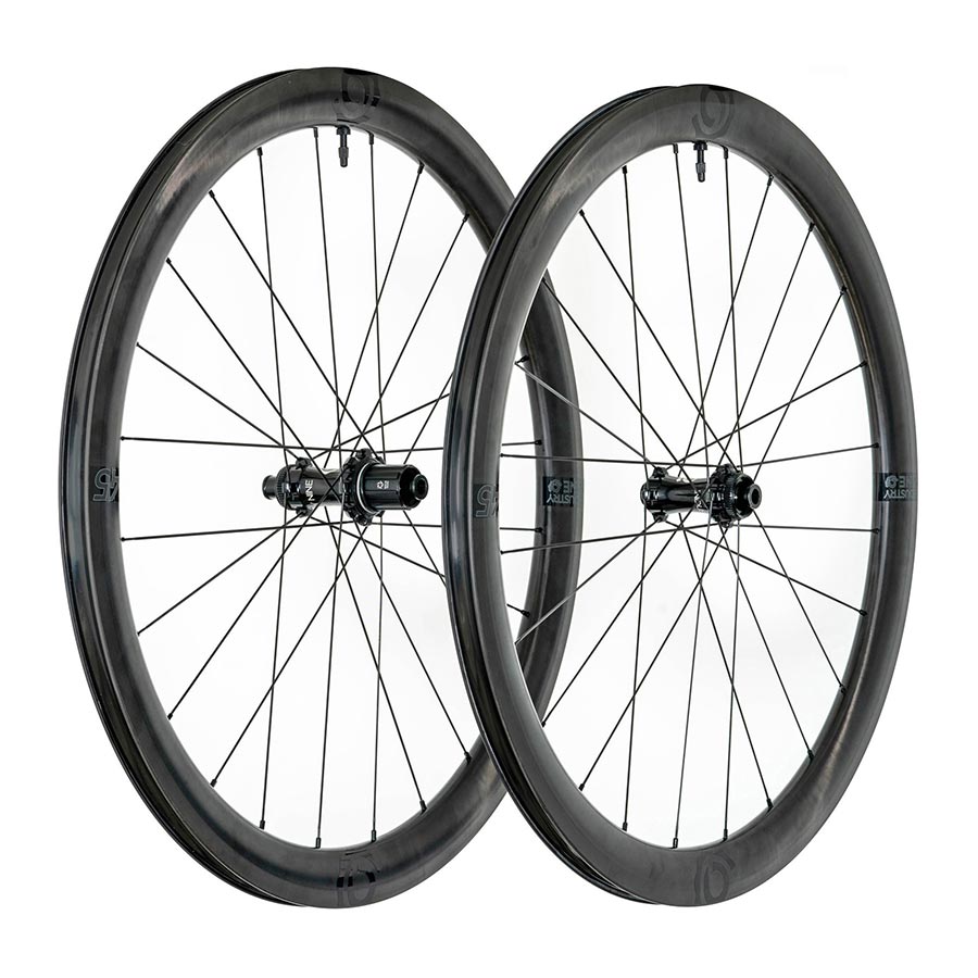 Industry Nine Solix SL i9 45 Wheel Front and Rear 700C / 622 Holes: F: 24 R: 24 F: 12mm R: 12mm F: 100 R: 142 Disc Center Lock Shimano Road 11 Set