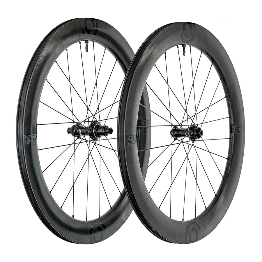Industry Nine Solix SL i9 65 Wheel Front and Rear 700C / 622 Holes: F: 24 R: 24 F: 12mm R: 12mm F: 100 R: 142 Disc Center Lock Shimano Road 11 Set