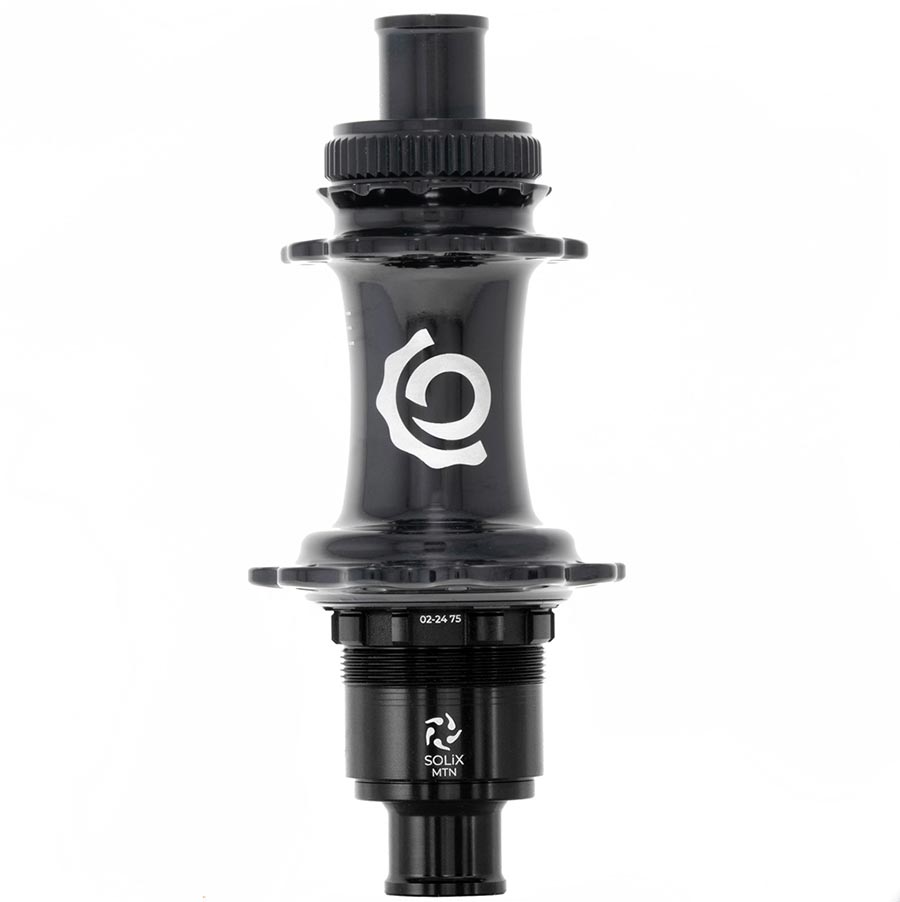 Industry Nine Solix Classic Rear Hub - 12 x 148mm Center-Lock Micro Spline BLK 28H
