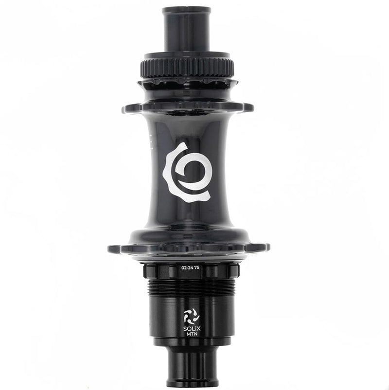 Industry Nine Solix Classic Rear Hub - 12 x 148mm Center-Lock Micro Spline BLK 28H