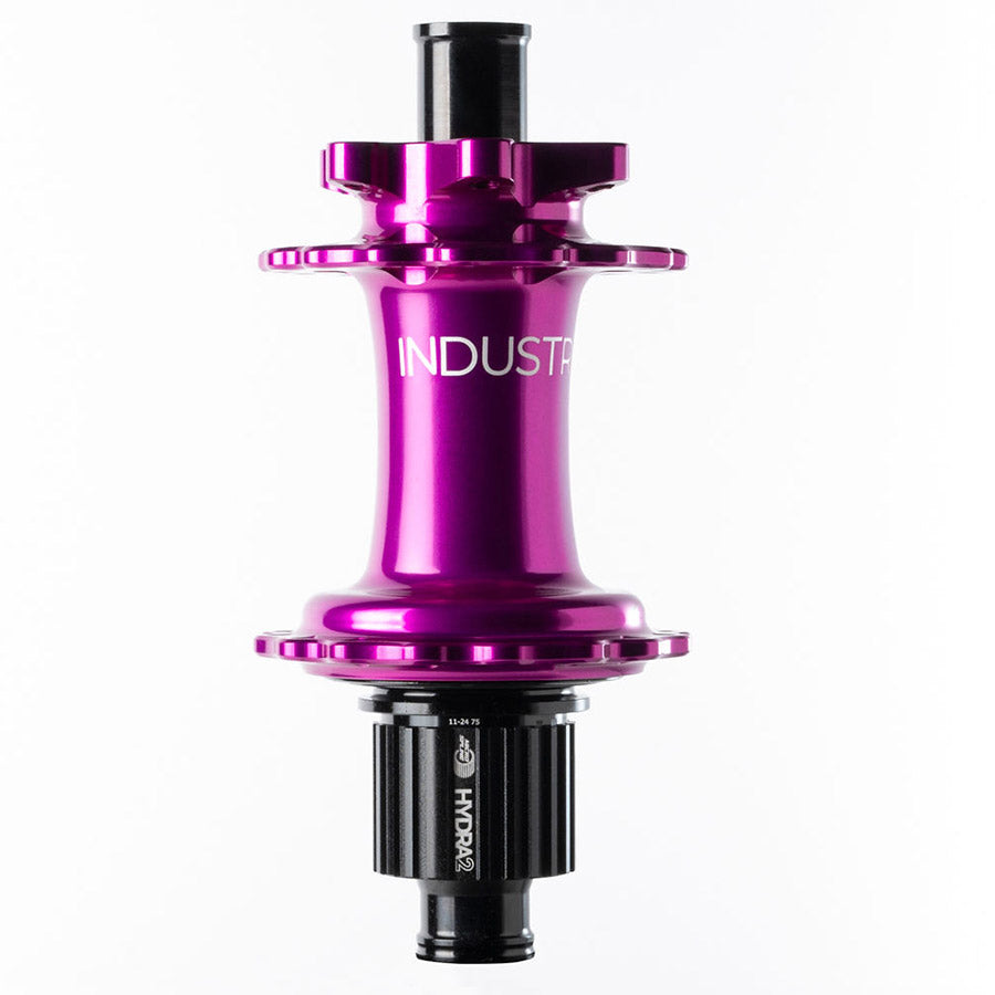 Industry Nine Hydra 2 Classic Rear Hub - 12 x 148mm 6-Bolt Micro Spline Purple 32H
