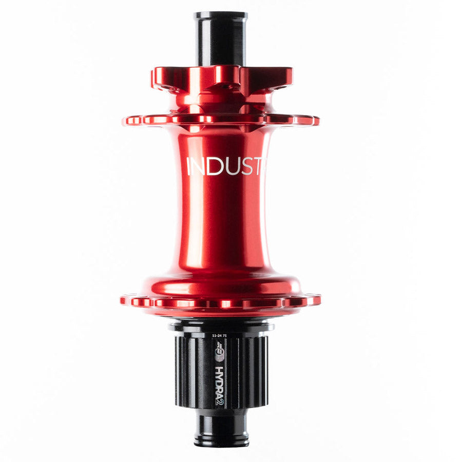 Industry Nine Hydra 2 Classic Rear Hub - 12 x 148mm 6-Bolt Micro Spline Red 32H